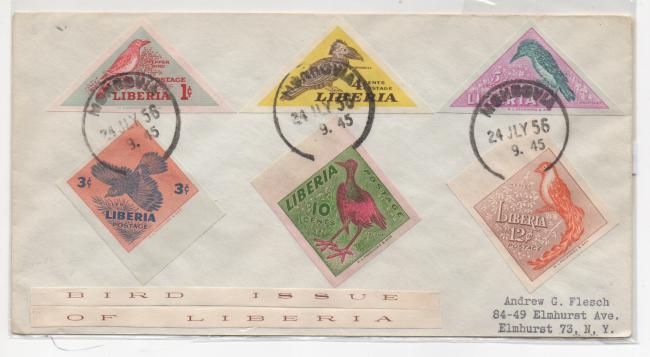 1956_bird_set_FDC